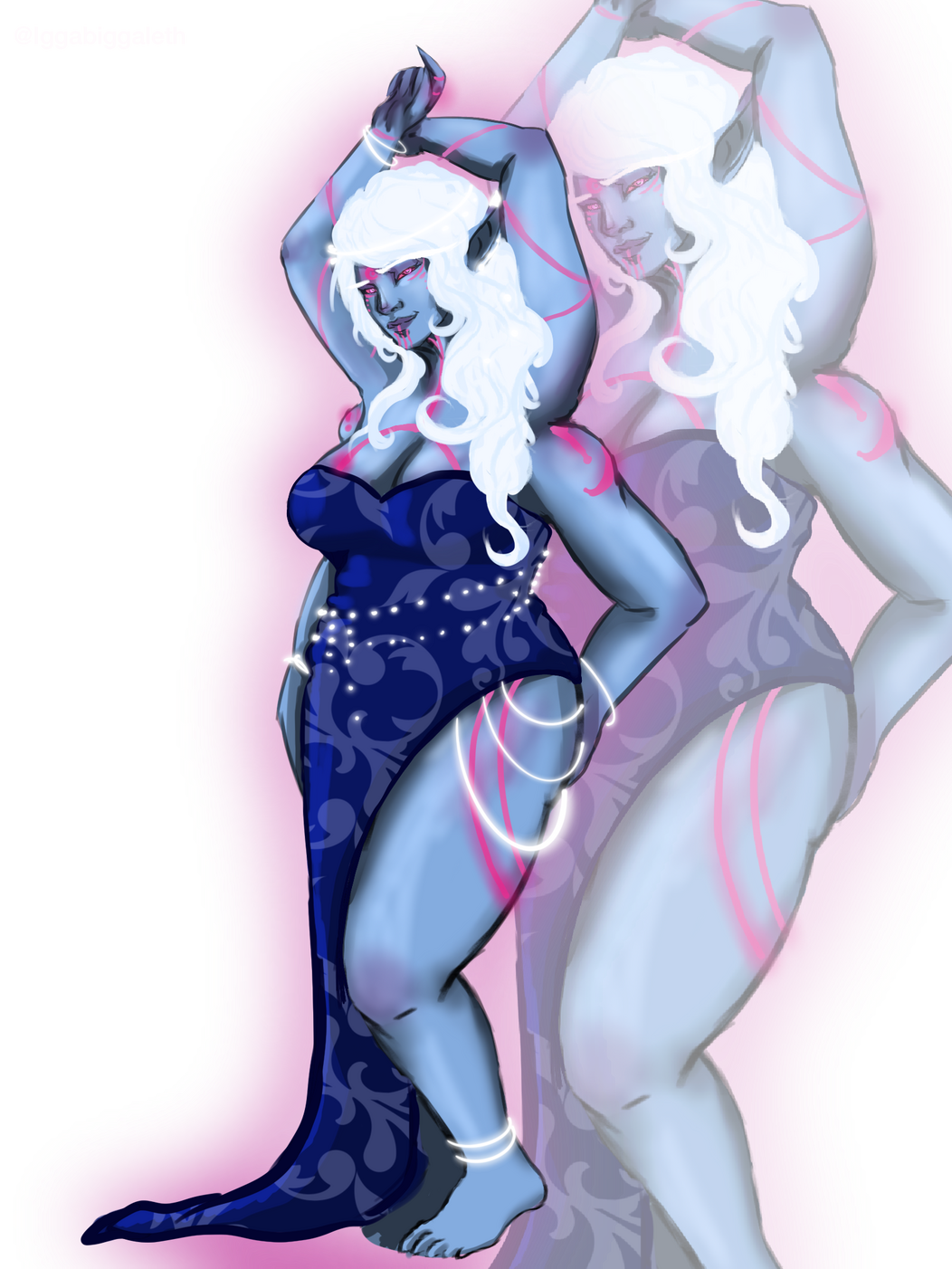 Sylana Arc'canor - Full body, colored, no background